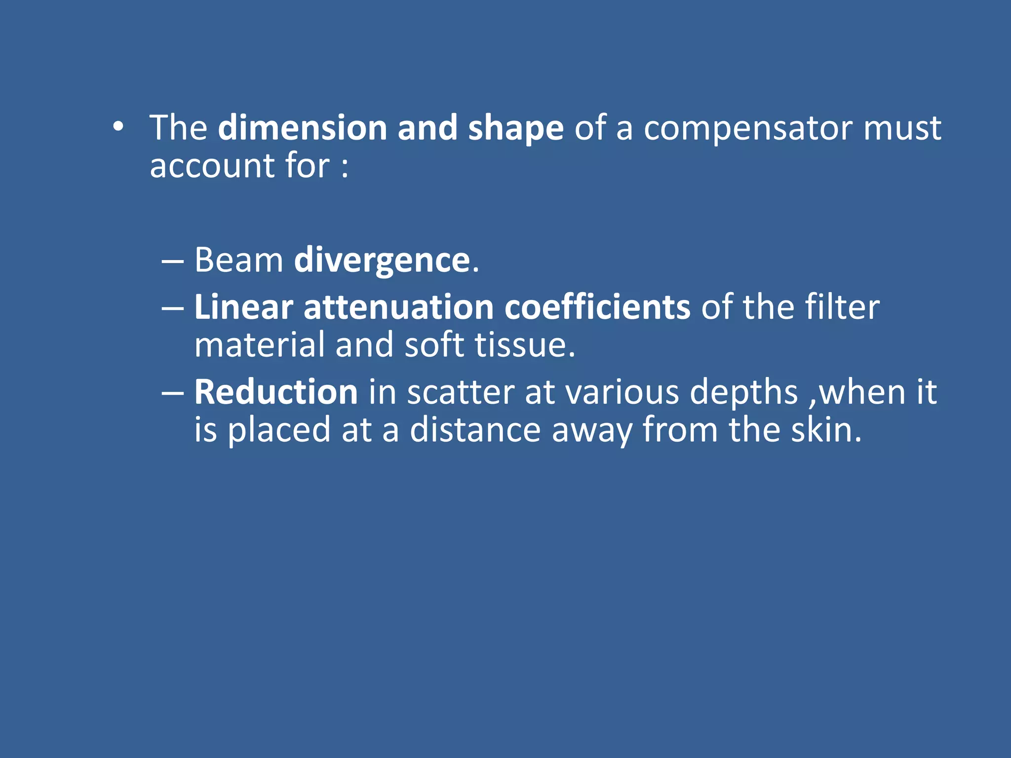 Beam modifying devices | PPTX