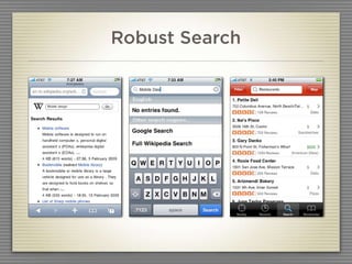 Robust Search
 