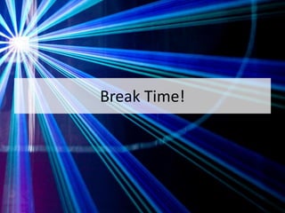 Break Time!
 