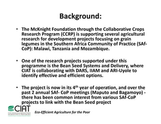 Bean seed deliver workshop, malawi [compatibility mode]