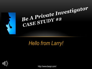 Hello from Larry!


    http://www.beapi.com/
 