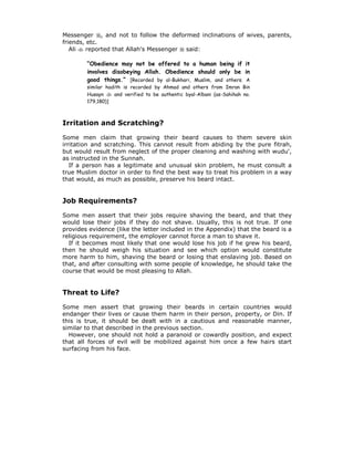 Beard between salaf & khalaf | PDF