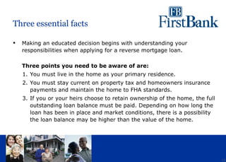What Is Reverse Insurance What is a Reverse Mortgage | PPT