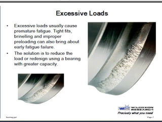 Bearing Description about basic, types, failure causes