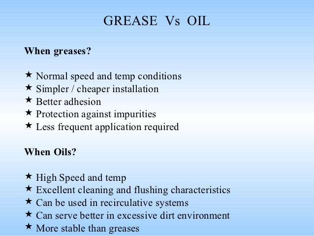 types of grease and uses pdf