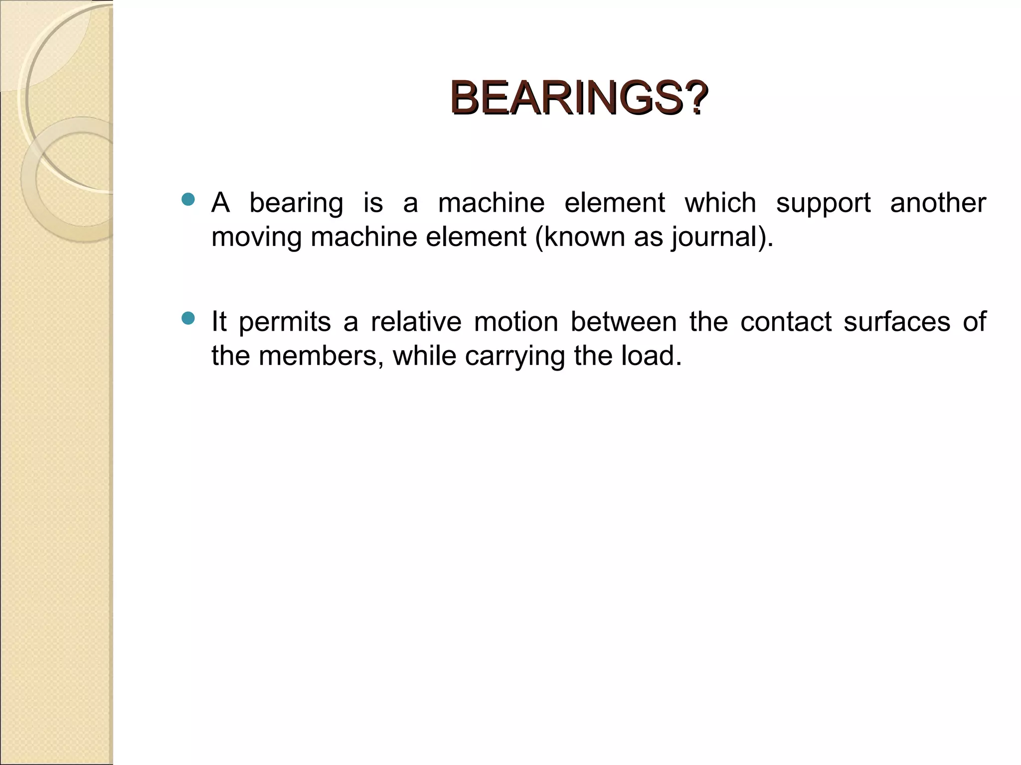 Bearings | PPT