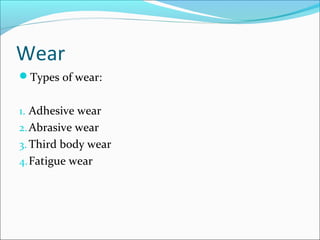 Bearing surfaces THR | PPT