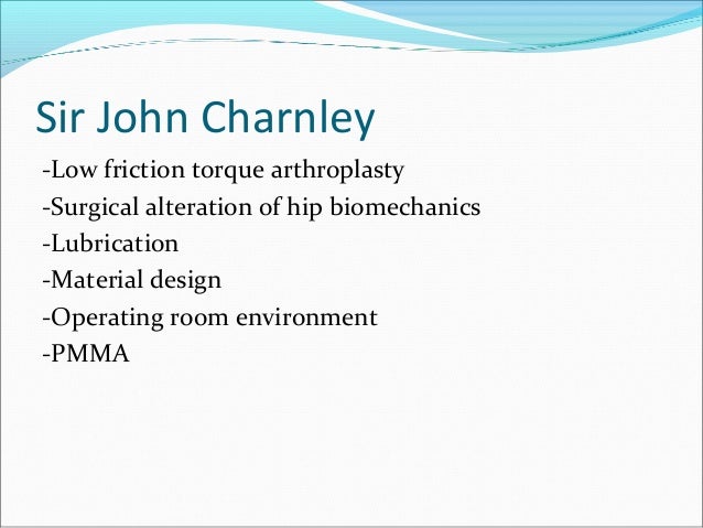Bearing Surfaces Thr