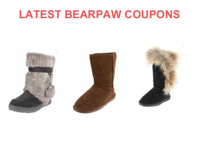 bearpaw coupons