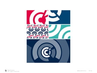 ÉLÉMENT GRApHIQUES
Il est possible d’utiliser des cadrages zoomés sur le sigle, ou certains
des éléments le constituant. On peut aussi le modéliser en 3D.
Ne pas déformer les éléments et/ou le sigle.
Ne pas changer les proportions des élements du sigle.
INTERDITS
B e a r S t u d i o
A l l r i g h t s r e s e r v e d
@ D a v i d E n d i co 3 7 - 4 4
 