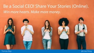 Be a Social CEO!
Share your stories.
Just like Branson.
 