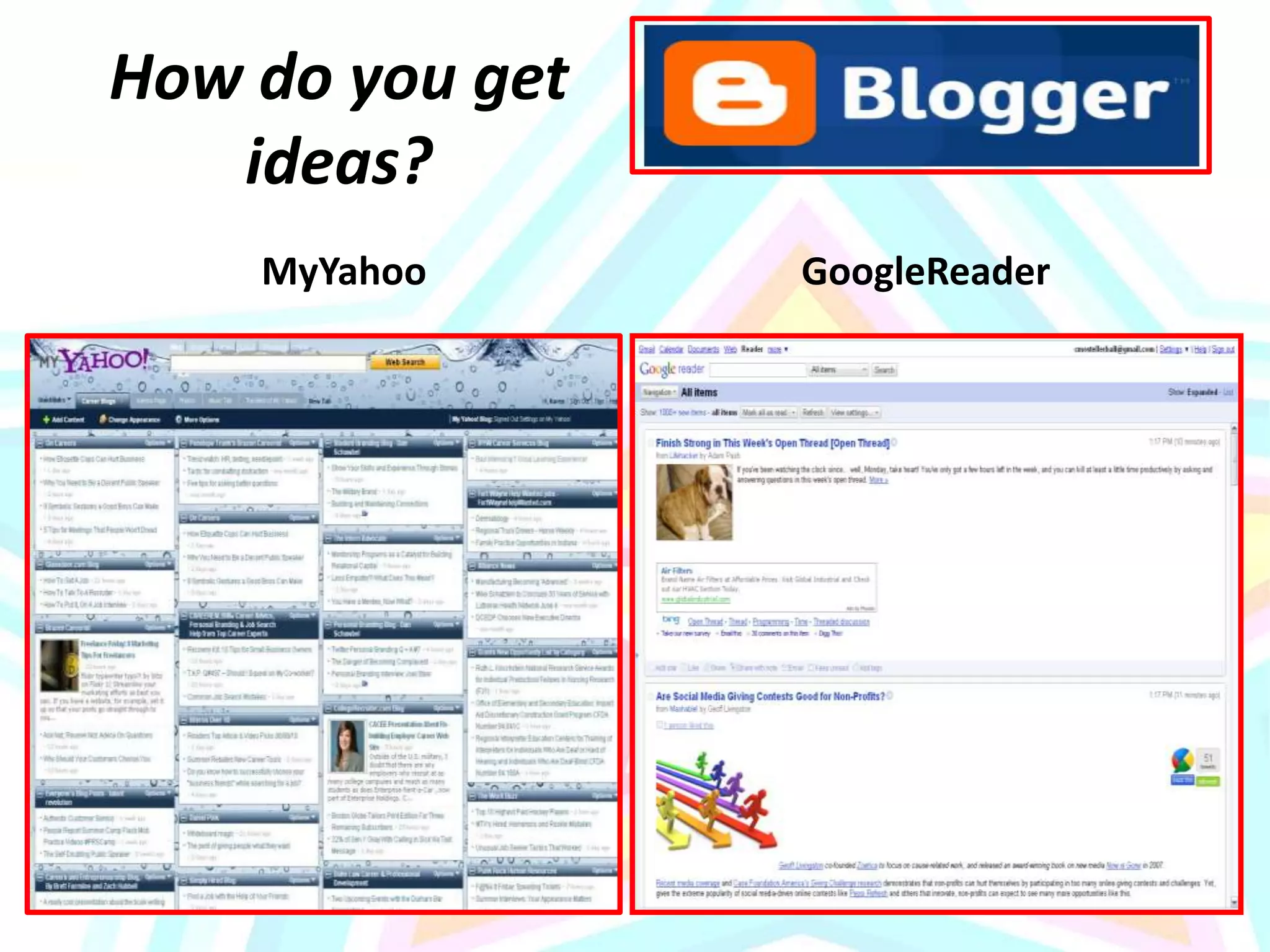 Send updates/messages to the fansBe Your Own Writer/Director/Producer