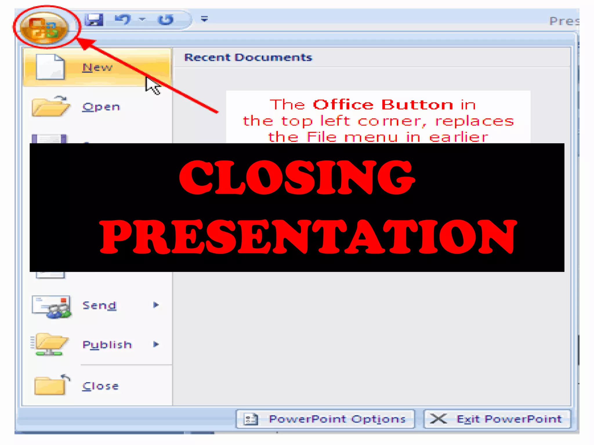 CLOSING PRESENTATION