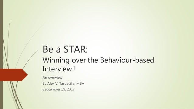 be a star winning the behaviour based interview questions behaviour based interview