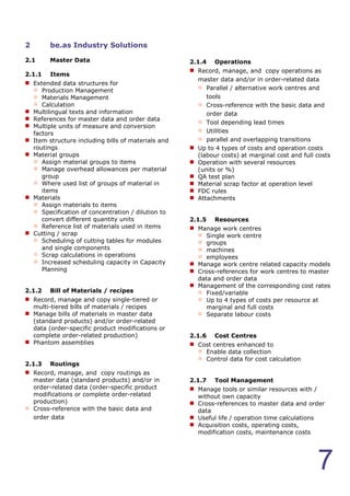be.as Manufacturing for SAP Business One | PDF