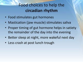 So what happens after lunch?