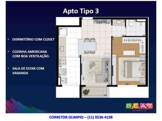 CORRETOR OLIMPIO – (11) 9536-4198
 