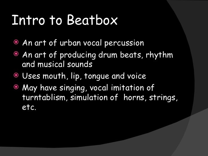 Beatbox music project