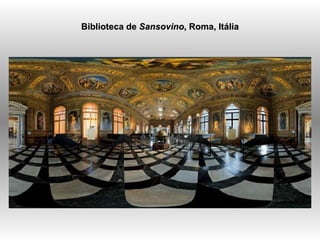 Biblioteca de  Sansovino , Roma, Itália   