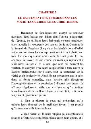 Battre Les Femmes Est Interdit En Islam