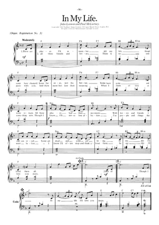 Beatles piano songbook 1962-1974 | PDF | Contemporary Hits