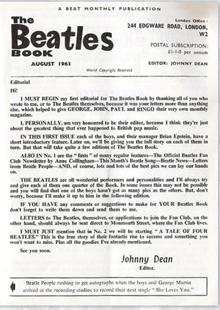The Beatles Book - Monthly 01
