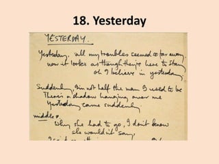 18. Yesterday
 