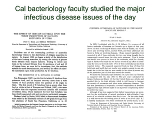 © Project SOUND
Cal bacteriology faculty studied the major
infectious disease issues of the day
https://www.ncbi.nlm.nih.gov/pmc/articles/PMC379021/?page=1
 