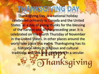Happy Thanksgiving Day | PPTX