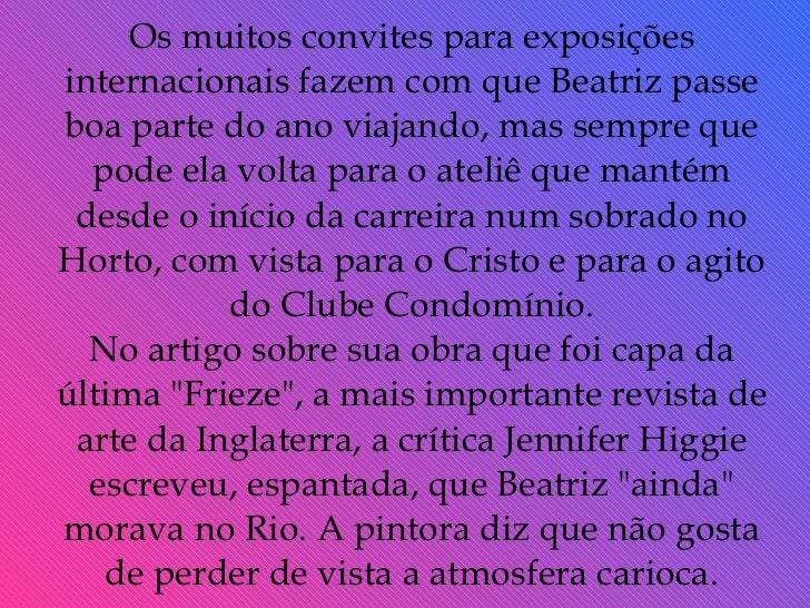 Beatriz ferreira milhazes