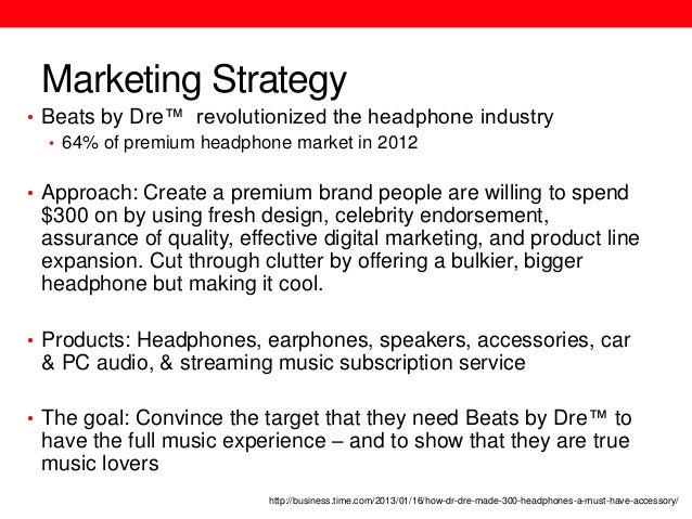 beats by dre marketing analysis