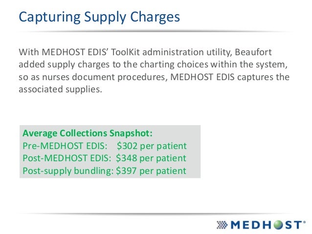 edis success story baufort memorial hospital medhost charting