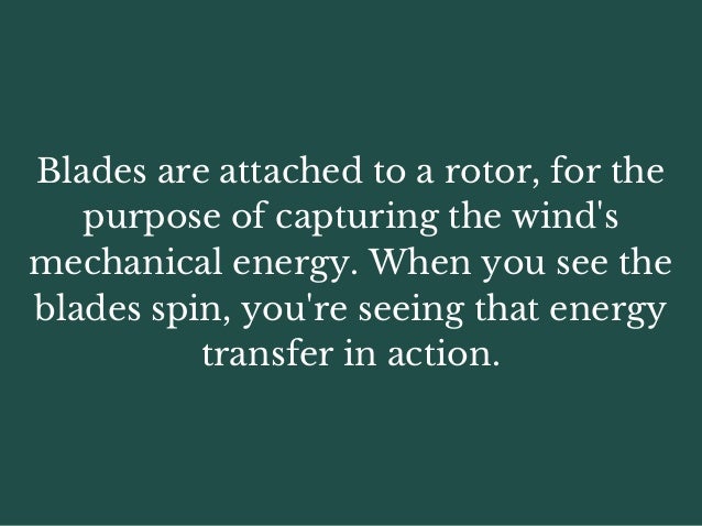 How Wind Energy Works how wind energy works: an introduction How Wind Energy Works how wind energy works: an introduction