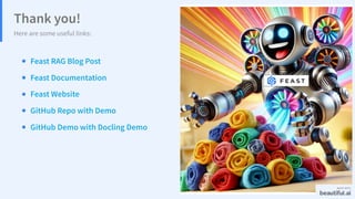 Smarter RAG Pipelines: Scaling Search with Milvus and Feast | PDF