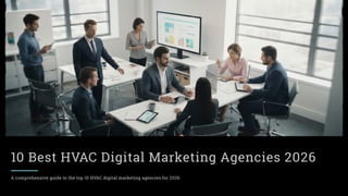 10 Best HVAC Digital Marketing Agencies 2026 | PDF