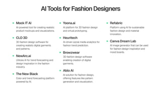 10 Essential AI Tools Every Fashion Designer Needs for 2026 | PDF