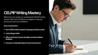 10 Effective CELPIP Writing Strategies to Boost Your Score | PDF