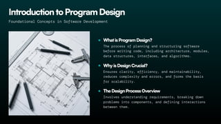Comprehensive Guide to Program Design and Modern Programming Languages ...