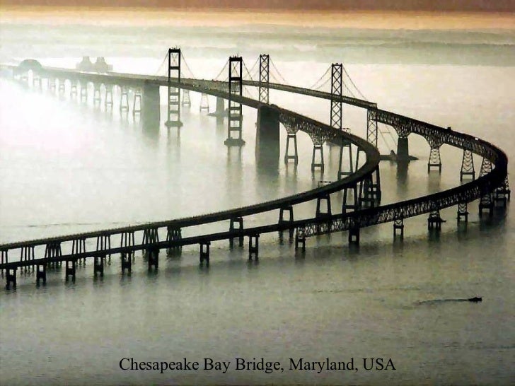 Chesapeake Bay Bridge Maryland Usa