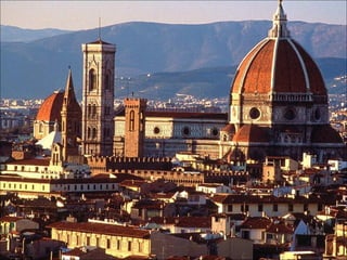 City and Cathedral, Florence, Italy 