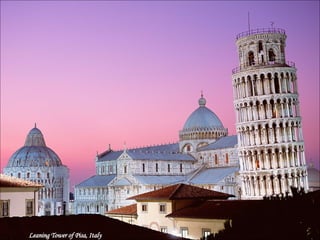 Leaning Tower of Pisa, Italy 