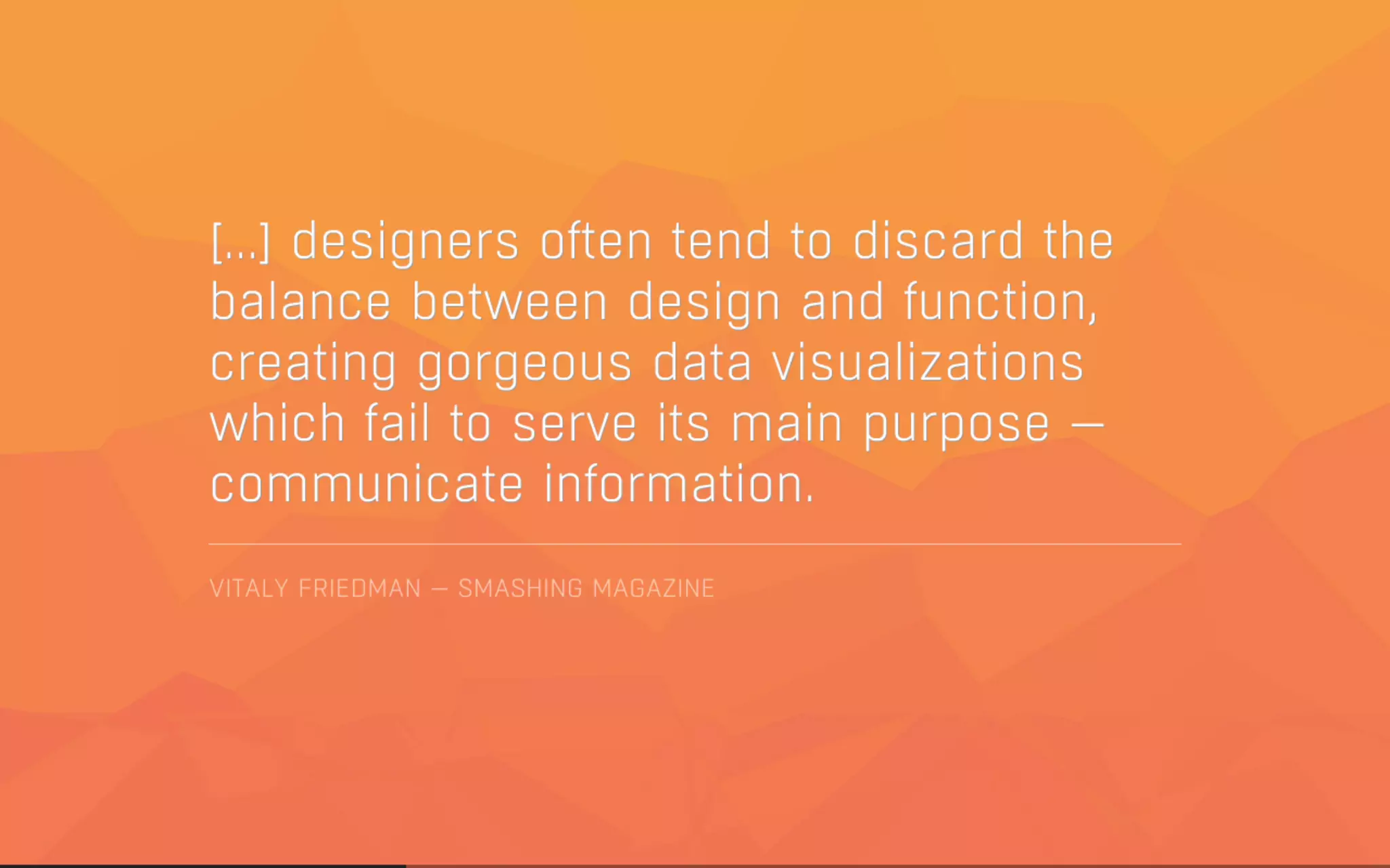 Beautiful Data Visualisation & D3