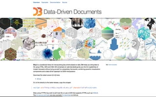 Beautiful Data Visualisation & D3
