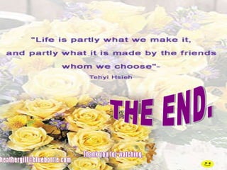 THE END. Thank you for watching. [email_address] 