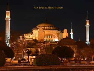 Aya Sofya At Night, Istanbul 
