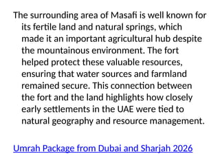 Masafi Spring Beautiful and Historic Masafi Fort UAE.pptx