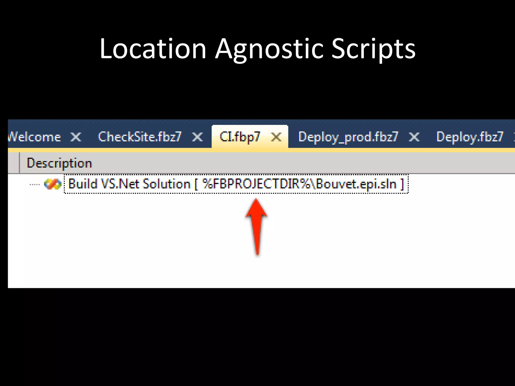 Location Agnostic Scripts
 