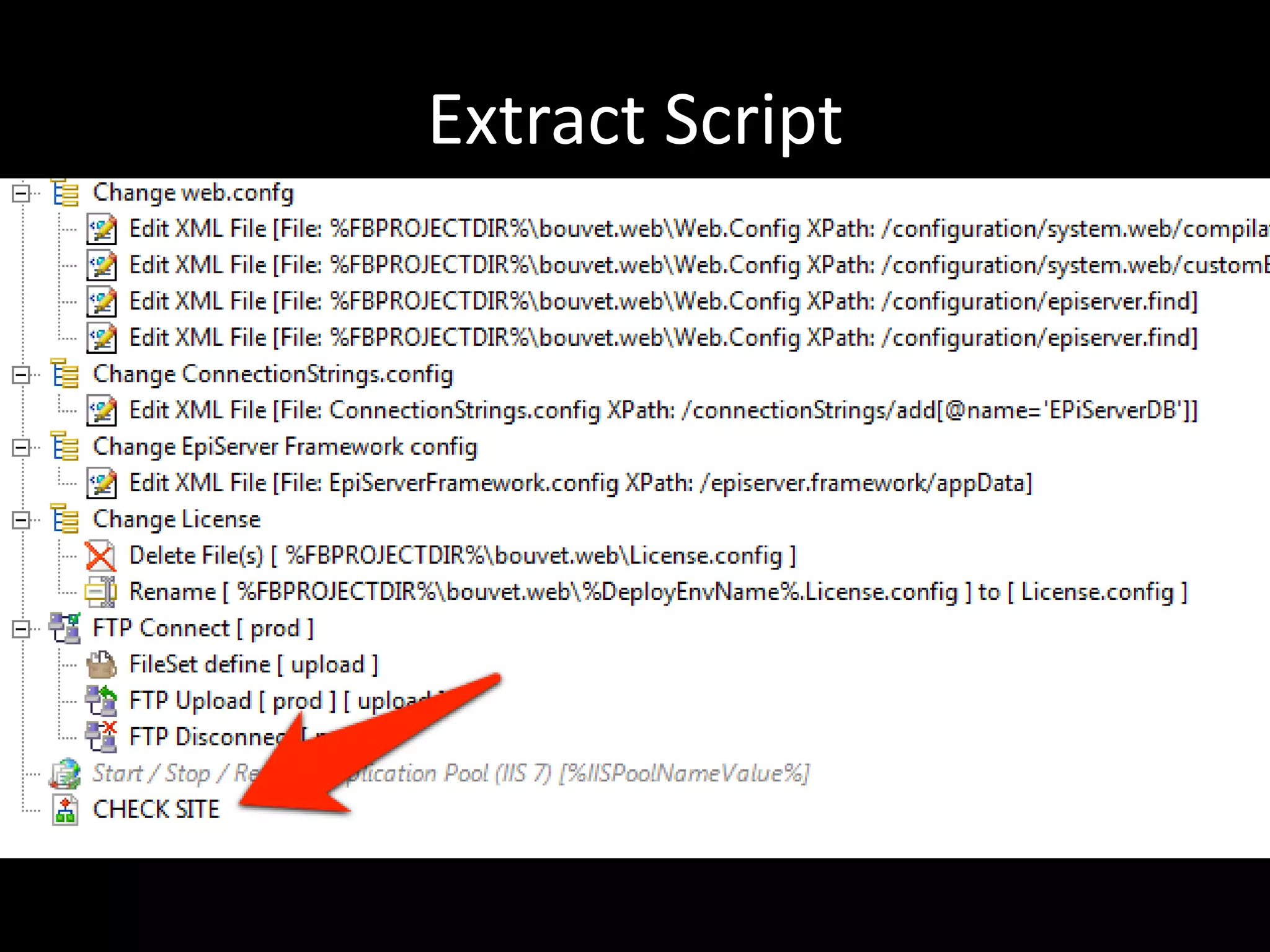 Extract Script
 