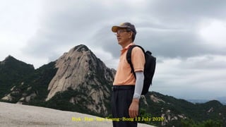 Beautiful Buk-Han-San Young-Bong Mountain in Seoul