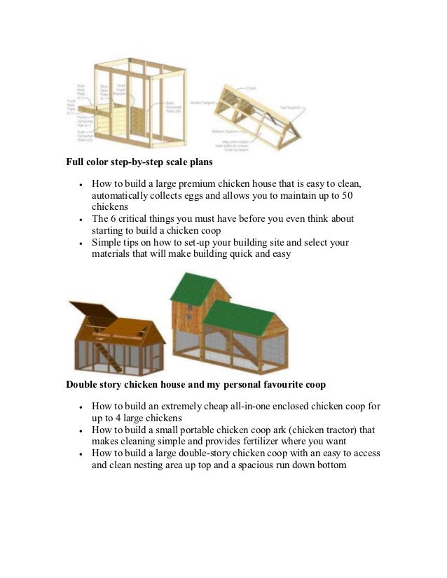 Beautiful Chicken House Plans For 50 Chickens
